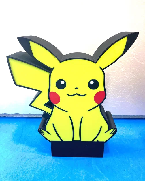 Mô hình đèn ngủ Pikachu in 3D siêu đáng yêu cho góc làm việc - Image 1