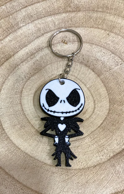 Móc khóa Jack Skellington (The Nightmare Before Christmas) 3D in - Image 1