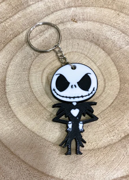 Móc khóa Jack Skellington (The Nightmare Before Christmas) 3D in - Image 2