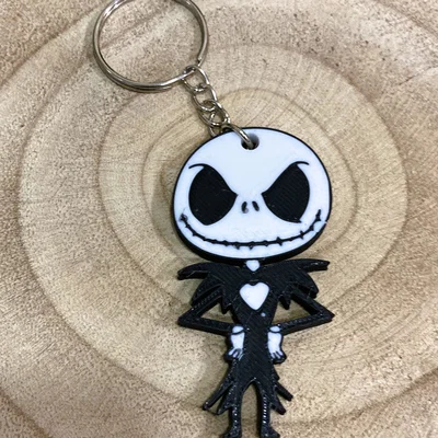 Móc khóa Jack Skellington (The Nightmare Before Christmas) 3D in