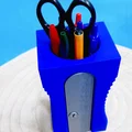 Ống cắm bút 3D hình gọt bút chì độc đáo cho bàn làm việc - Thumbnail 1