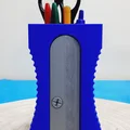 Ống cắm bút 3D hình gọt bút chì độc đáo cho bàn làm việc - Thumbnail 2