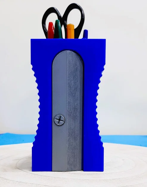 Ống cắm bút 3D hình gọt bút chì độc đáo cho bàn làm việc - Image 3