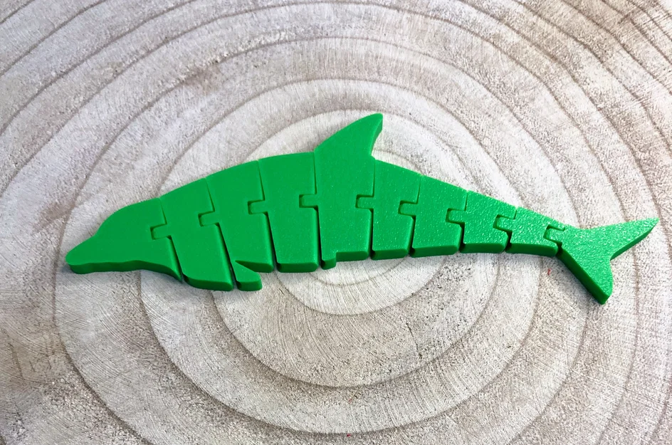 Mô hình cá heo khớp nối 3D linh hoạt (Articulated Dolphin) - Image 2