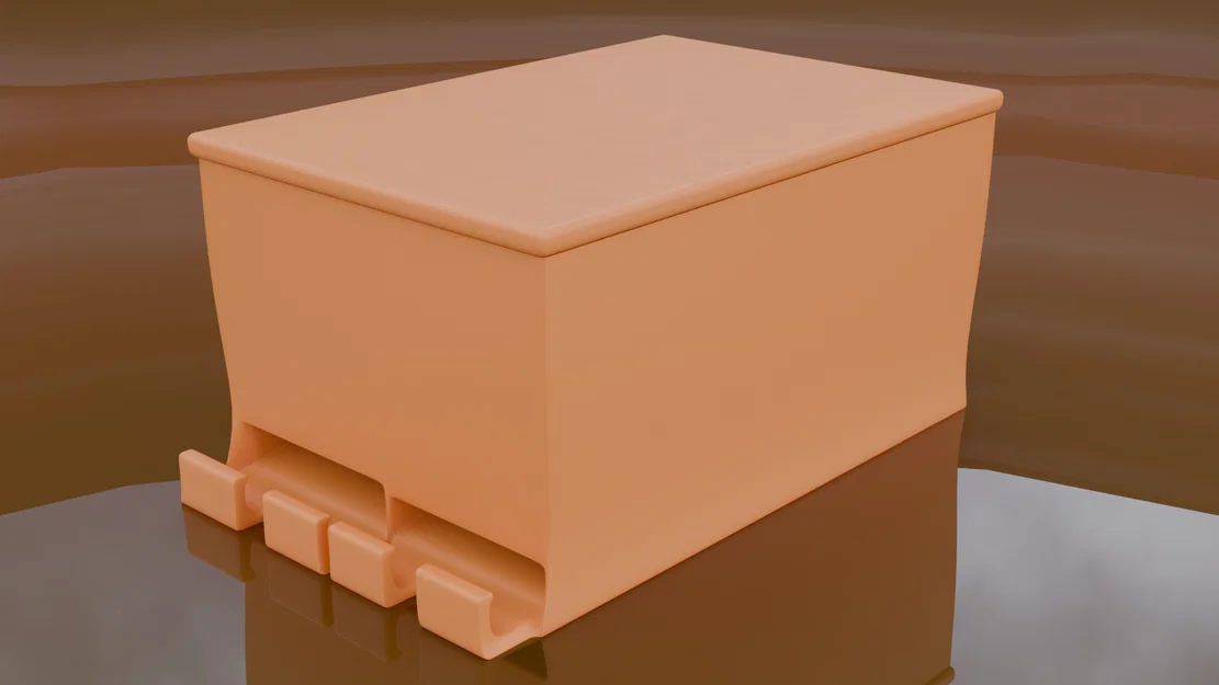 Battery feeder 2.0 – Hộp chứa pin AA/AAA dung lượng lớn có nắp & ramp - Image 1
