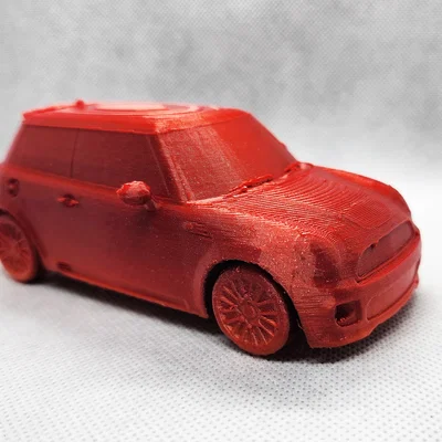 Mô hình Mini Cooper 3D thiết kế tối ưu cho in ấn chất lượng cao