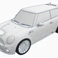 Mô hình xe Mini Cooper Works tỉ lệ 1/43 in 3D sắc nét - Thumbnail 1