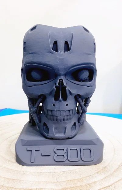 Mô hình 3D ống cắm bút Terminator T-800 siêu ngầu cho bàn làm việc - Image 1