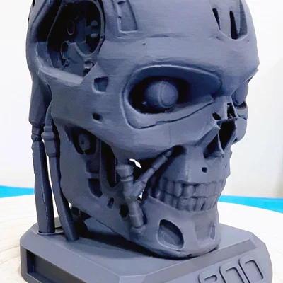 Mô hình 3D ống cắm bút Terminator T-800 siêu ngầu cho bàn làm việc
