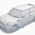 Mô hình xe Mini Cooper Works tỉ lệ 1/43 in 3D sắc nét - Thumbnail 4