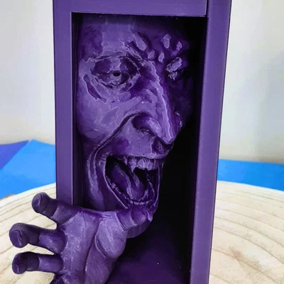 Mô hình trang trí kệ sách Dracula Book Nook in 3D ấn tượng