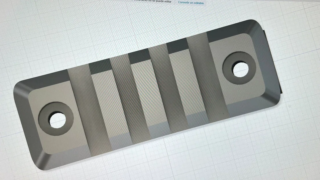 Rail M-LOK sang 20mm cho Airsoft: File in 3D chất lượng cao - Image 1