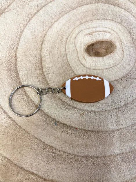Móc khóa hình quả bóng bầu dục (American Football) in 3D độc đáo - Image 2