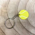 Móc khóa hình quả bóng Tennis 3D - Phụ kiện thể thao độc đáo - Thumbnail 1