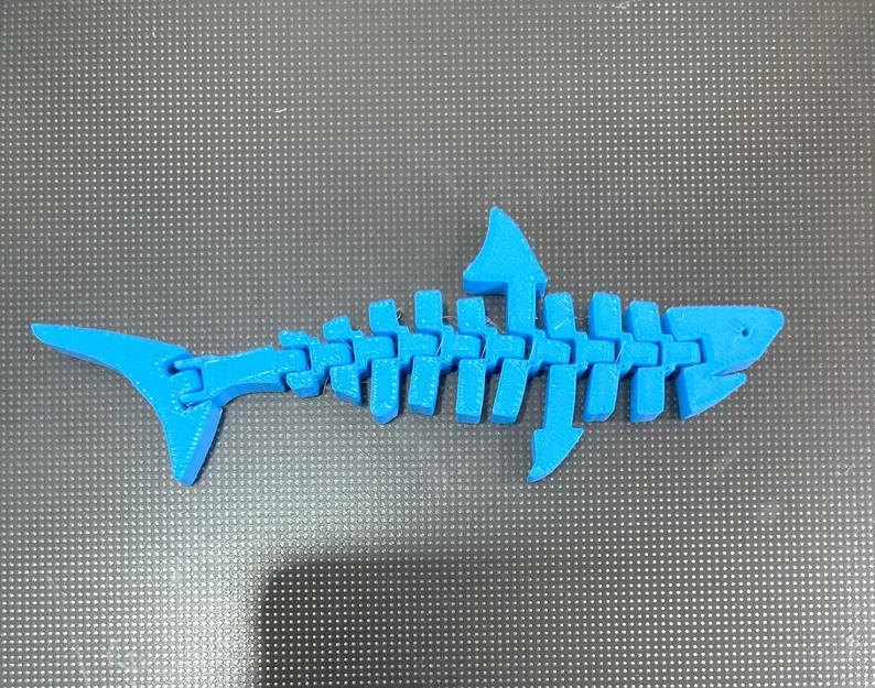 Cá mập khớp nối (Articulated shark / Tiburón articulado) - Image 1