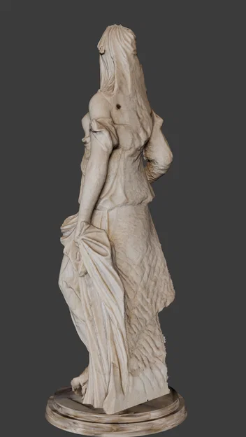 Người Phụ Nữ Trùm Voan “Donna Velata” – Antonio Corradini - Image 3