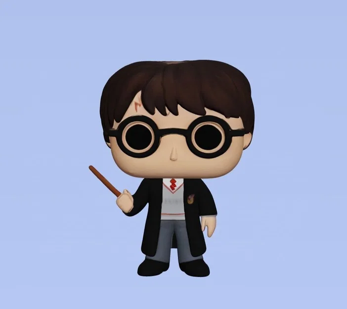 Mô hình Harry Potter phong cách Funko POP - File STL in 3D - Image 1