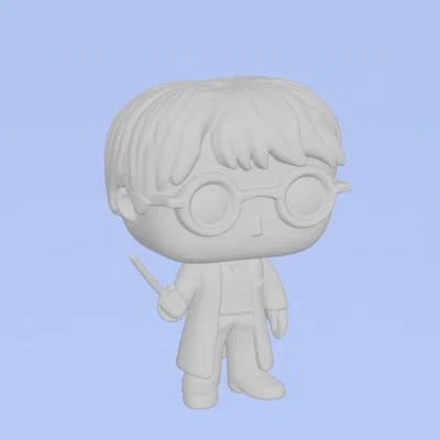 Mô hình Harry Potter phong cách Funko POP - File STL in 3D