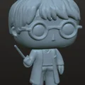Mô hình Harry Potter phong cách Funko POP - File STL in 3D - Thumbnail 3