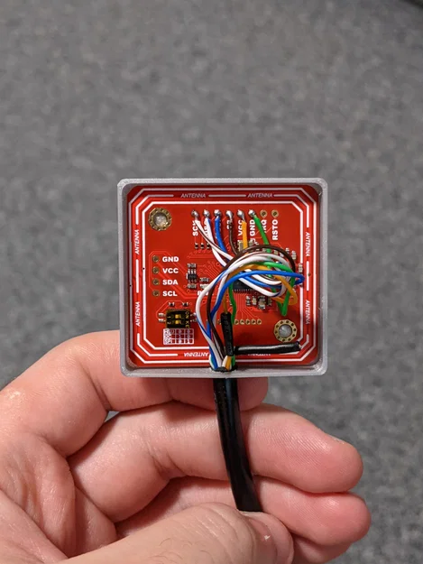 Hộp/Vỏ PN532 có lối đi dây/cáp (PN532 Enclosure with Wire/Cable Access) - Image 1