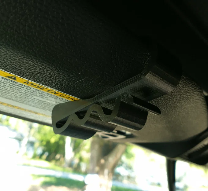 Giá gắn kính mát cho visor Jeep Wrangler JL 2018–2024 - Image 2