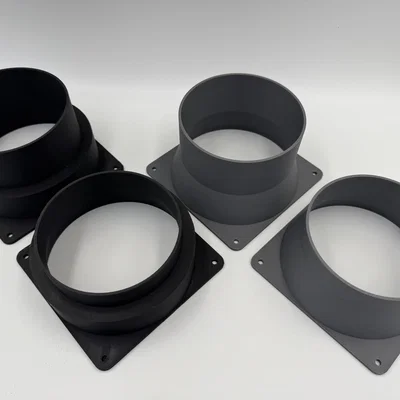 Adaptor quạt 120mm sang ống 100mm