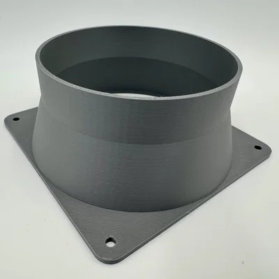 Adaptor quạt 120mm sang ống 100mm