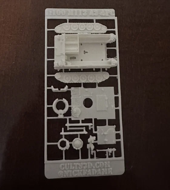 M113 A3 APC 1:100 Card Model – Mô hình Iraq War - Image 4