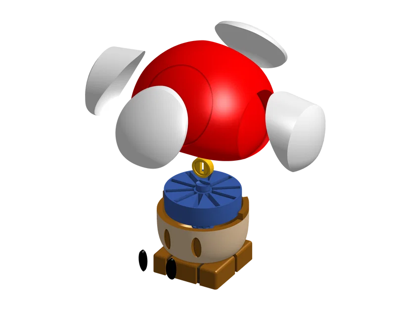 Carousel Game Nintendo Switch Hình Nấm (Mushroom Nintendo Switch Game Carousel) - Image 3