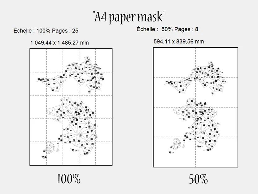 Bản đồ thế giới hình học (phiên bản resize) - Image 4