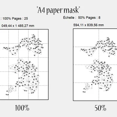 Bản đồ thế giới hình học (phiên bản resize)