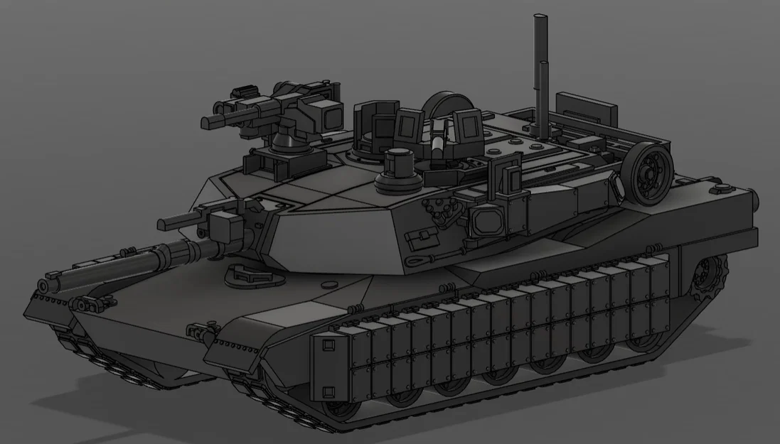 M1A2 Abrams SEP V4 TUSK I + II (tỉ lệ 1:50) - Image 1