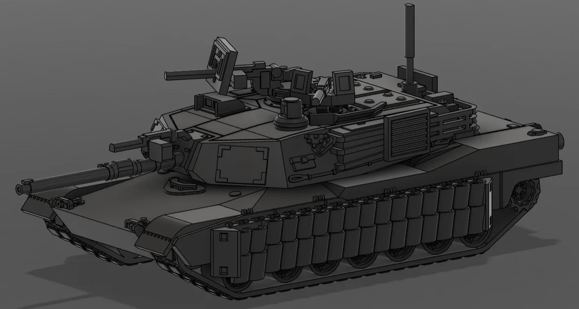 M1A2 Abrams SEP V4 TUSK I + II (tỉ lệ 1:50) - Image 2
