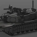 M1A2 Abrams SEP V4 TUSK I + II (tỉ lệ 1:50) - Thumbnail 2