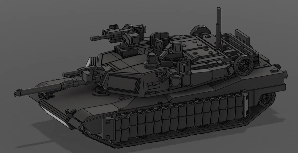 M1A2 Abrams SEP V4 TUSK I + II (tỉ lệ 1:50) - Image 3