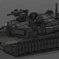 M1A2 Abrams SEP V4 TUSK I + II (tỉ lệ 1:50) - Thumbnail 3