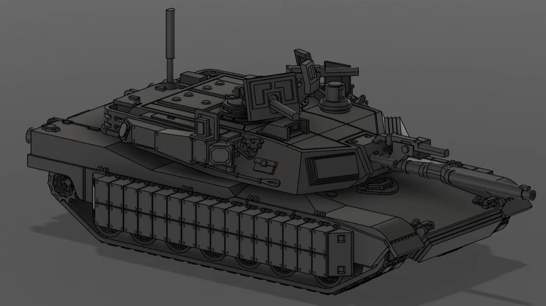 M1A2 Abrams SEP V4 TUSK I + II (tỉ lệ 1:50) - Image 5