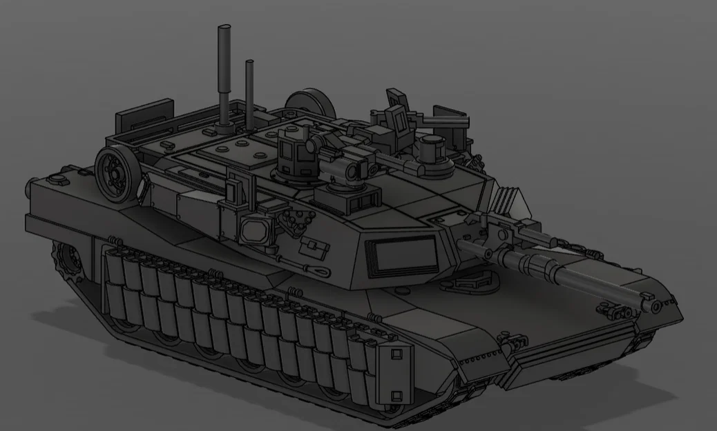 M1A2 Abrams SEP V4 TUSK I + II (tỉ lệ 1:50) - Image 6