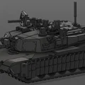 M1A2 Abrams SEP V4 TUSK I + II (tỉ lệ 1:50) - Thumbnail 7