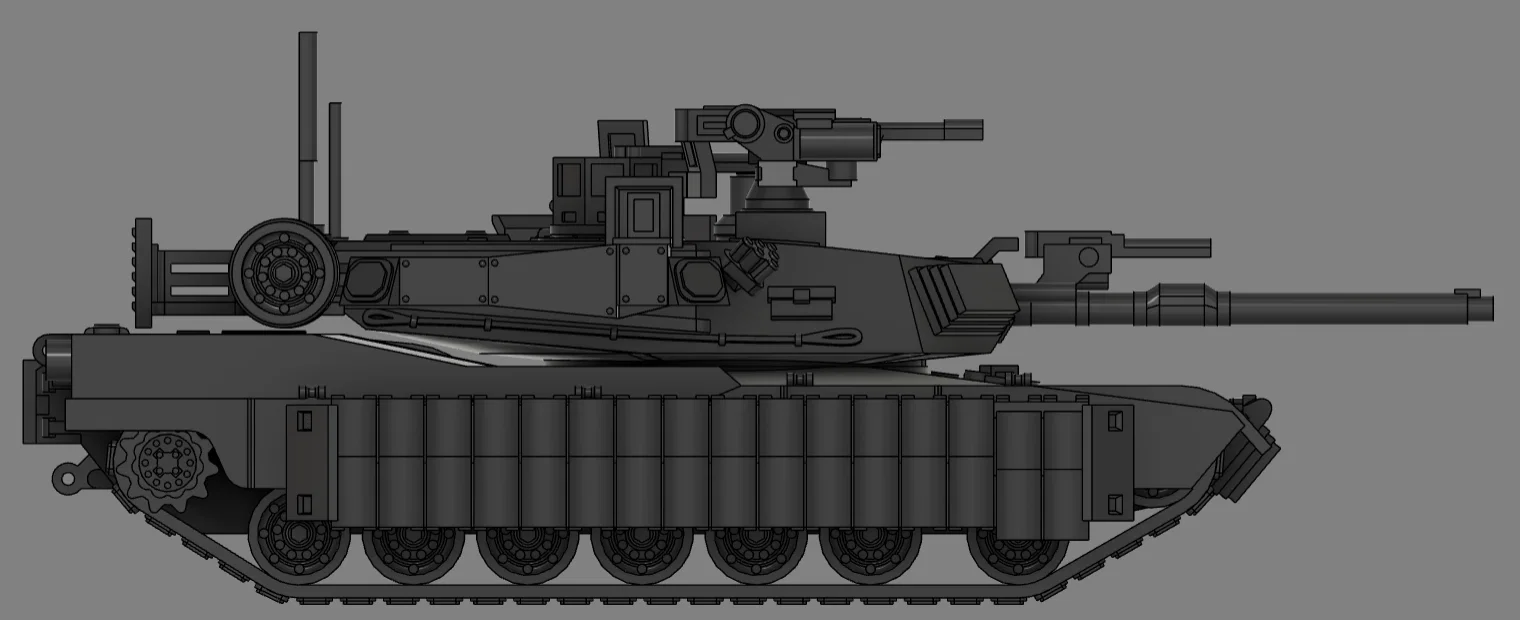 M1A2 Abrams SEP V4 TUSK I + II (tỉ lệ 1:50) - Image 8