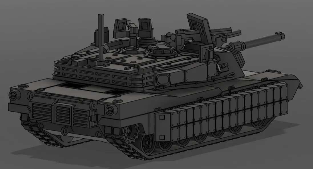 M1A2 Abrams SEP V4 TUSK I + II (tỉ lệ 1:50) - Image 9