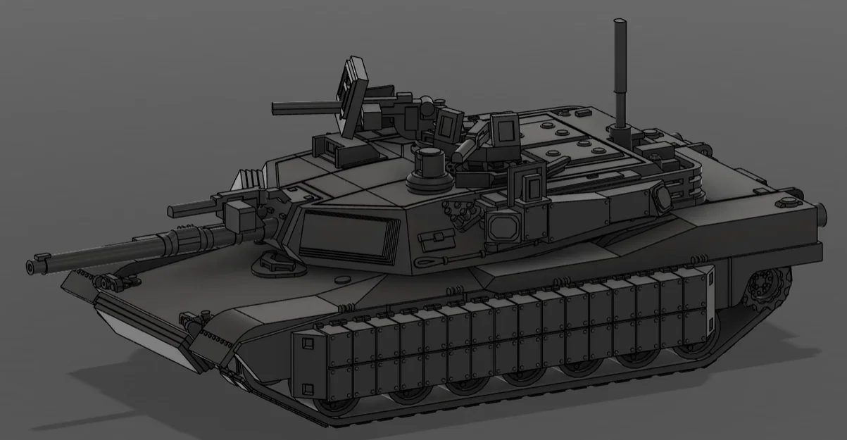 M1A2 Abrams SEP V4 TUSK I + II (tỉ lệ 1:50) - Image 10