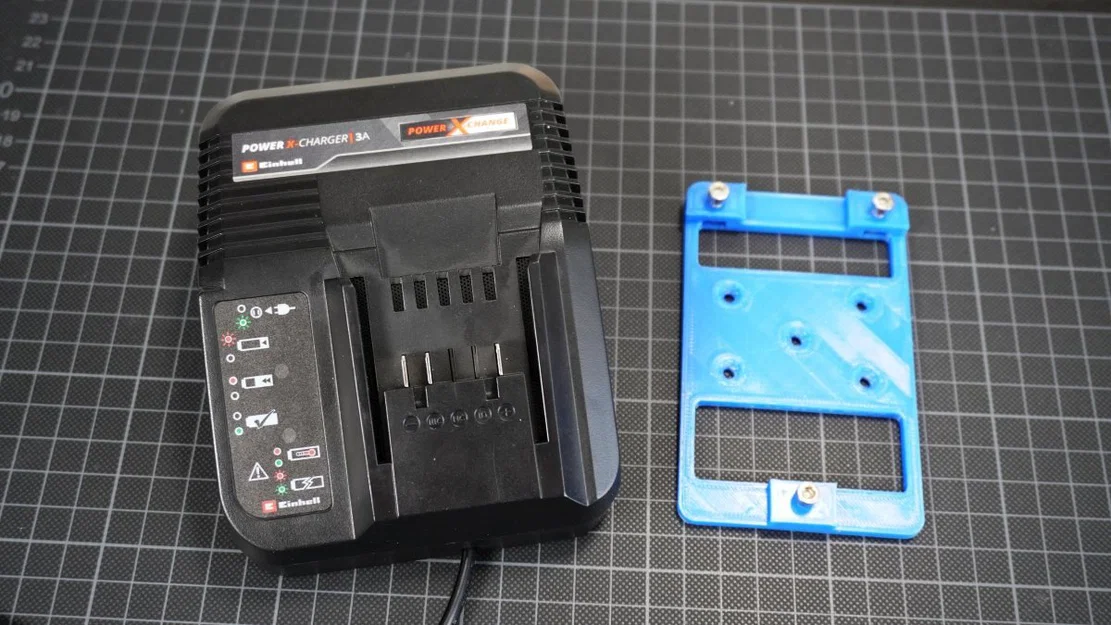 Giá treo pin Einhell PXC Power X Change + gá trạm sạc 3A - Image 6