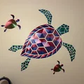 Tranh treo tường rùa biển hình học (Geometric Sea Turtle wall art) - Thumbnail 5