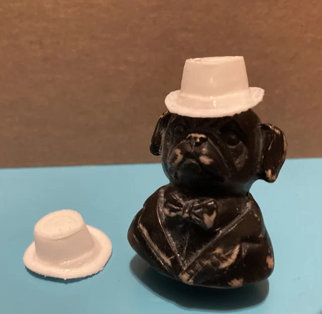 Mô hình nón Fedora cổ điển - Phụ kiện trang trí in 3D tinh tế - Image 4