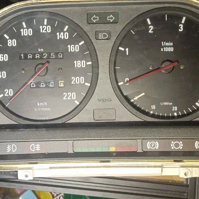 Bộ vòng viền trang trí đồng hồ BMW E30 (Tachoringe) in 3D