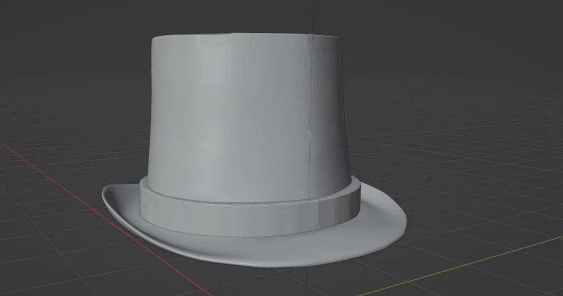 Mô hình mũ chóp cao (Top Hat) - Phụ kiện in 3D phong cách quý ông - Image 1