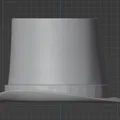 Mô hình mũ chóp cao (Top Hat) - Phụ kiện in 3D phong cách quý ông - Thumbnail 2