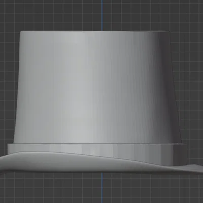 Mô hình mũ chóp cao (Top Hat) - Phụ kiện in 3D phong cách quý ông