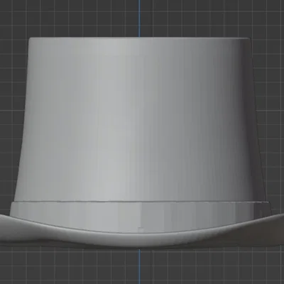 Mô hình mũ chóp cao (Top Hat) - Phụ kiện in 3D phong cách quý ông